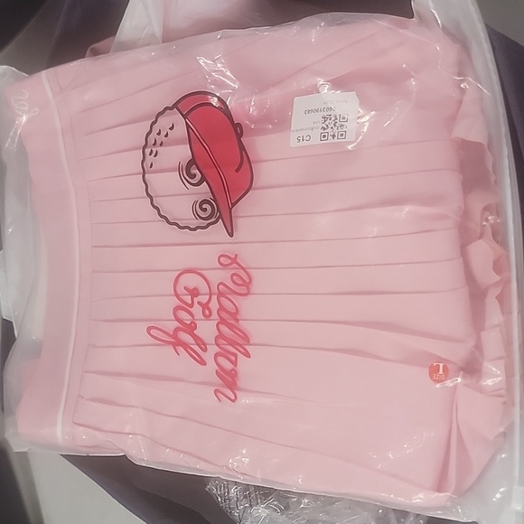 Malbon Golf Banding Pleated Skirt PINK (WOMAN) - Picture 3 of 5